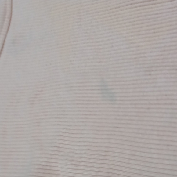 PEEKABOO RIBBED SOFT STRETCHY PAJAMA SET TOP SHORT SLEEVE SHORTS - Picture 7 of 8